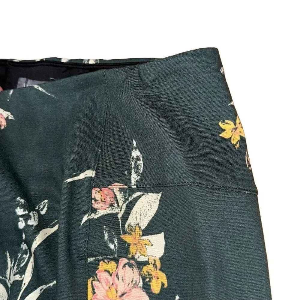 Lysse Charity Tropical Floral Pencil Skirt Stretch‎ Lined NWT XLP Modern Summer